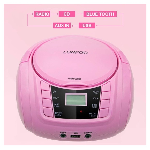 Lonpoo Stereo Boombox - Picture 5 of 5